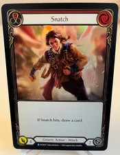 Flesh and Blood TCG Snatch (RED) Welcome to Rathe WTR167 **Unlimited Foil Rare**