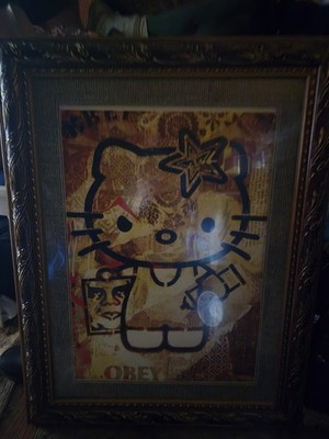 Shephard Fairey Hello Kitty Orange