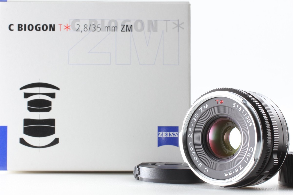Unused in Box] Carl Zeiss C Biogon T* 35mm ZM Lens Black for
