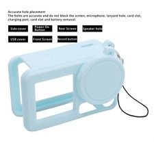 Action Camera Silicone Cover Light Blue Anti Fall Scratch Resistant Silicone