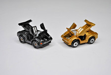 Micro Machines Lamborghini Countach Deluxe Gold and Black Galoob 1988