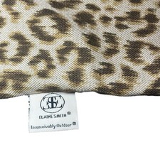 Elaine Smith 2 PC Set Cheetah Leopard Print Lumbar Pillow Covers Only 12 X 20