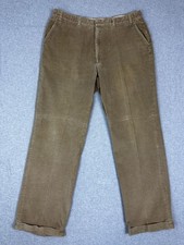 VTG Y2K Orvis Corduroy Pant Men 36x32 Brown Straight Leg Casual Chino Trousers