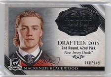 2018-19 Upper Deck The Cup Rookie Class of 2019 /249 Mackenzie Blackwood k4s