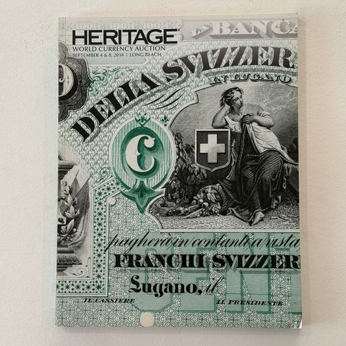 Heritage Catalog 2014 World Currency China Canada Hong Kong Ireland 281 pages