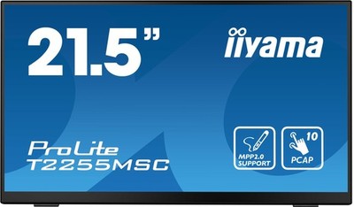iiyama ProLite T2255MSC-B1 computer monitor 54.6 cm (21.5'') 1920 x 1080 pixels