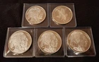 Lot Of 5 Silver 1oz Rounds