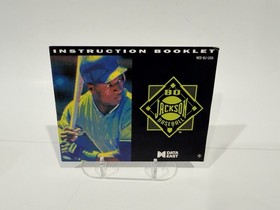 NES Bo Jackson Baseball CIB Complete Tested Nintendo Data East Authentic Rare