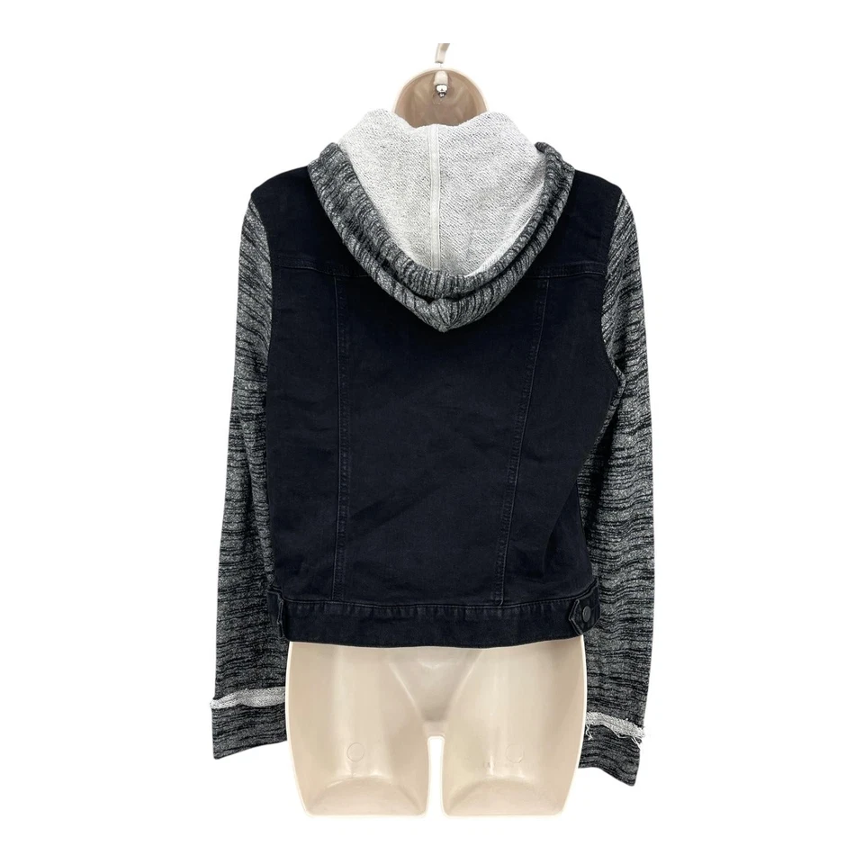 Chaqueta Mudd De Colección Y2K Mujer Tejida Sudadera con Capucha Ropa de Calle Denim Suéter Manga Talla M Foto 2 de 4