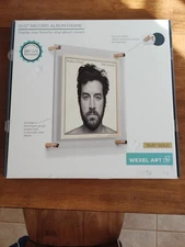 Wexel Art Double Panel 15"x15" Clear UV Acrylic Vinyl Album Wall Frame Gold