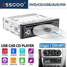 Single 1 Din with CD/DVD Player Car Stereo Radio USB BT FM/AM/RDS SD AUX MP3