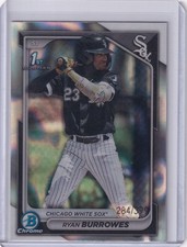 Ryan Burrowes - 2024 Bowman - Lava Refractor - 1st Bowman - White Sox