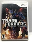 Transformers: Revenge of the Fallen (Nintendo Wii, 2009) Complete Tested Working
