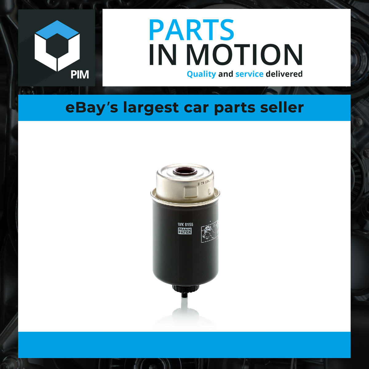 Fuel Filter WK8155 Mann 7090972 7090642 6005028153 RE509208 RE517181 Quality New