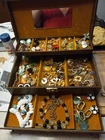 Lot Of Vintage Costume Jewelry Earrings Beaded CORO Germany Listner And Box All