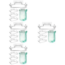 4 Pieces Rubbish Bag Holder Wall Mounted Sack Picnic Table Trash Can