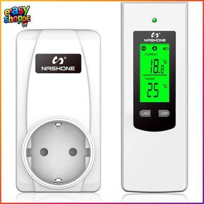 Wireless Thermostat Steckdose Digitaler Temperaturregler mit Fernbedienung