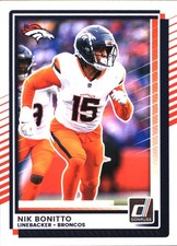 2025 Donruss Nik Bonitto #300 Denver Broncos