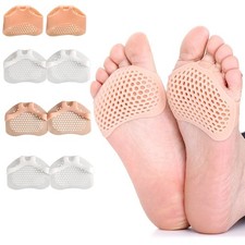 1 Pair Elastic Foot Cushions for Women High Heels Inserts Reusable Forefoot Pads