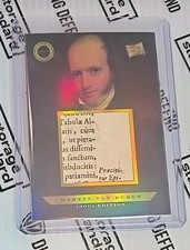 Martin Van Buren Written Relic #123 2024 Pieces of the Past 1800s Edition