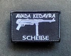 Avada Kedavra ScheiSe  Ukraine Army Morale Patch Badge Hook