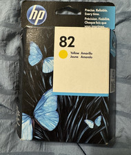 HP 82 Yellow Genuine/Original Ink Cartridge CH568A for DesignJet
