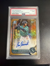 2022 Bowman - Chrome Juan Querecuto Gold Shimmer Refractor /50 (AU, RC)