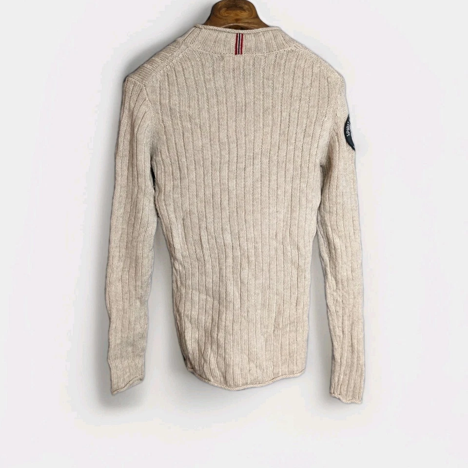 AMUNDSEN SPORTS MUJER ROALDA CUELLO REDONDO SUÉTER 100% Lana Merino Talla M Foto 3 de 4