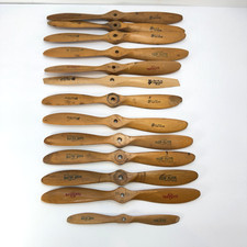 Vintage Top Flite Wood RC Airplane Propeller Lot 13 Props 7-4 10-5 10-6 11-6