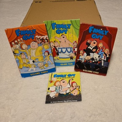 Family Guy Volume 3, 4 & 5  (DVD) plus bonus disc
