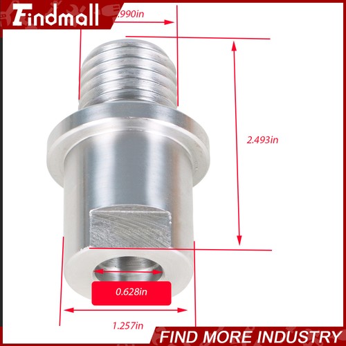 Findmall Lathe Headstock Spindle Adapter 5/8" Shopsmith to 1" x 8tpi - Picture 2 of 14