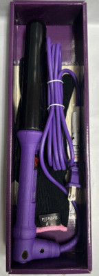 BEBELLA 1 PIECE 32-MM CLIPLESS CURLER JUMBO (PURPLE,  32-MM) New With Box NWB