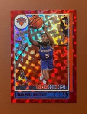 2021-22 Panini NBA Hoops 187 Immanuel Quickley Base ASIA T-Mall Hyper Red #96/99