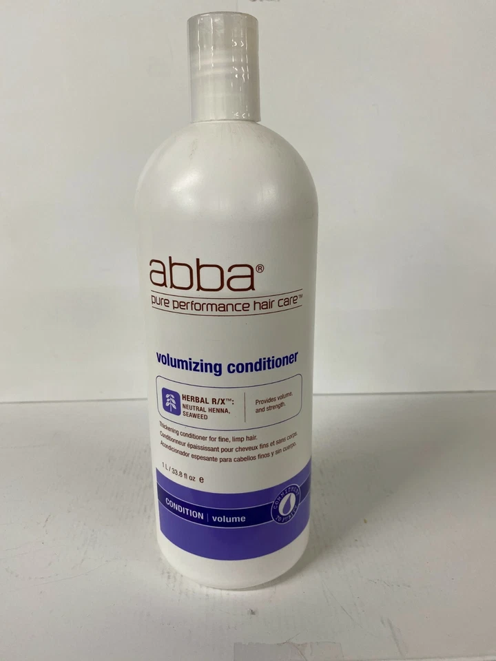 2 PACK Abba Volumizing conditioner for fine, limp hair 1 liter - Image 3 of 4