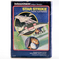 1979 Intellivision Star Strike Mattel Electronics Cartridge, Booklets, ETC As Is