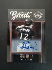 Steve Finley 2011 Leaf Limited Limited Greats Autograph #33 434/499 Nrmt