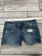 American Eagle Women's Size 2 Shorts Denim Jeans Casual Summer Distressed