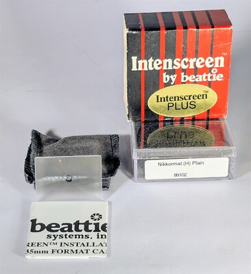 BEATTIE INTENSCREEN PLUS FOCUSING SCREEN for NIKKORMAT(H)PLAIN! NEW in BOX!