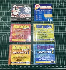 Karaoke Music 9 CD Lot Hot Hits 1 2, Classic Standards, Movie Hits, Christmas