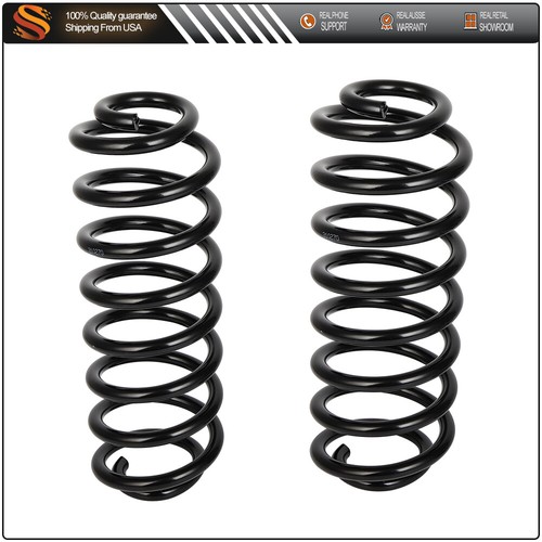2x Coil Spring Rear Set for Jetta 99-06 Volkswagen Golf 1999-2005 Left ...
