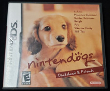 Nintendogs Dachshund & Friends Nintendo DS, 2005 Manual + CASE ONLY