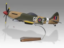 Supermarine Spitfire Mk XVI Winston Churchill Desk Wood Model Large Scale 1/24