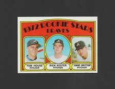 Click to enlarge Braves 1972 Rookie Stars (Tom House / Rick Kester / Jimmy Britton)