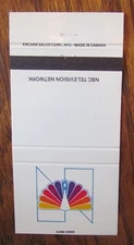 TELEVISION STATION MATCHBOOK COVER: NBC NETWORK -K14