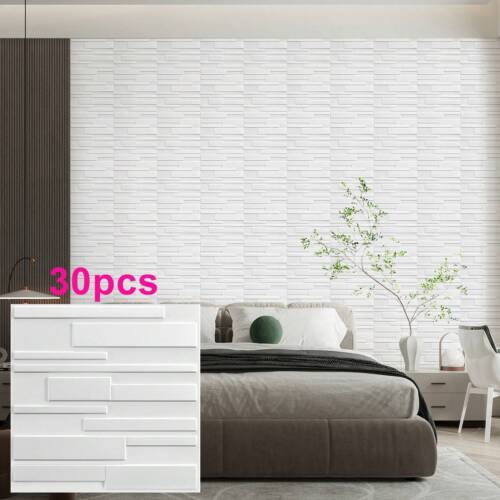 3D Wall Panels 12x12in with Tape, Geometric Textured Decor for Home & Office - Picture 245 of 381