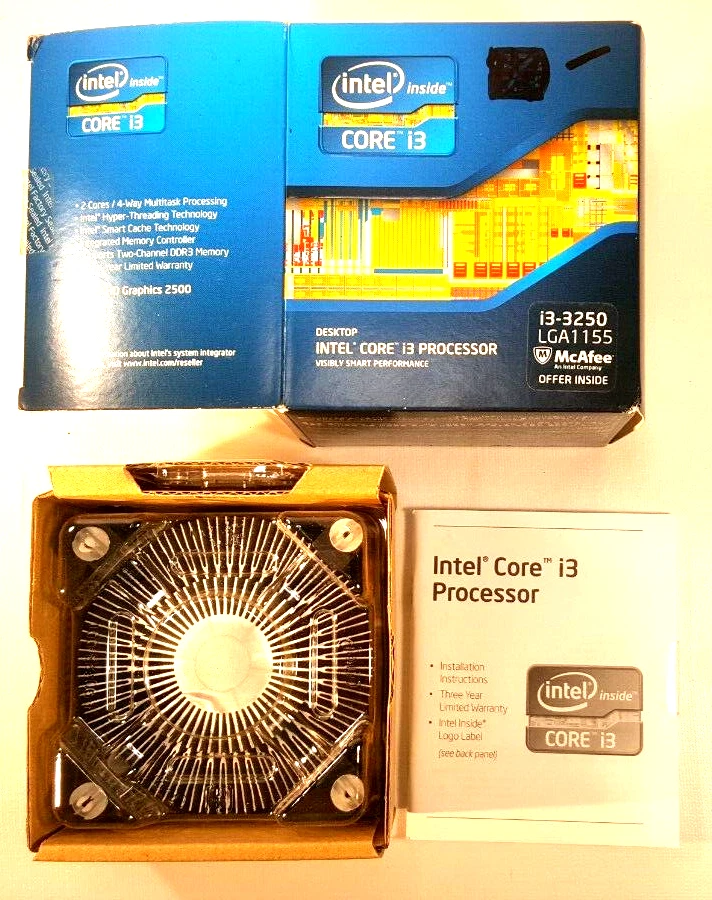 Intel Core i3-3250 BX80637I33250 SYROYX Processor 3M Cache,3.50GHz New Open Box - Image 3 of 4