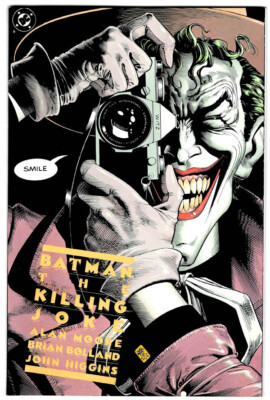 BATMAN THE KILLING JOKE in NM-  DC comic Graphic Novel 3rd Print yellow NOT READ
