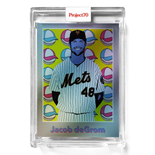 TOPPS Project 70 -- Jacob DeGrom #797 by Ron English RAINBOW FOIL