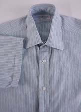 Charvet Shirt Short Sleeve Size M Stripe  10g1218a7