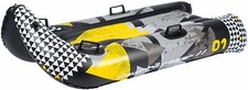 RESTART Downhill Racer  - Schlitten Bob aufblasbarer Schneereifen Snowtube 149cm